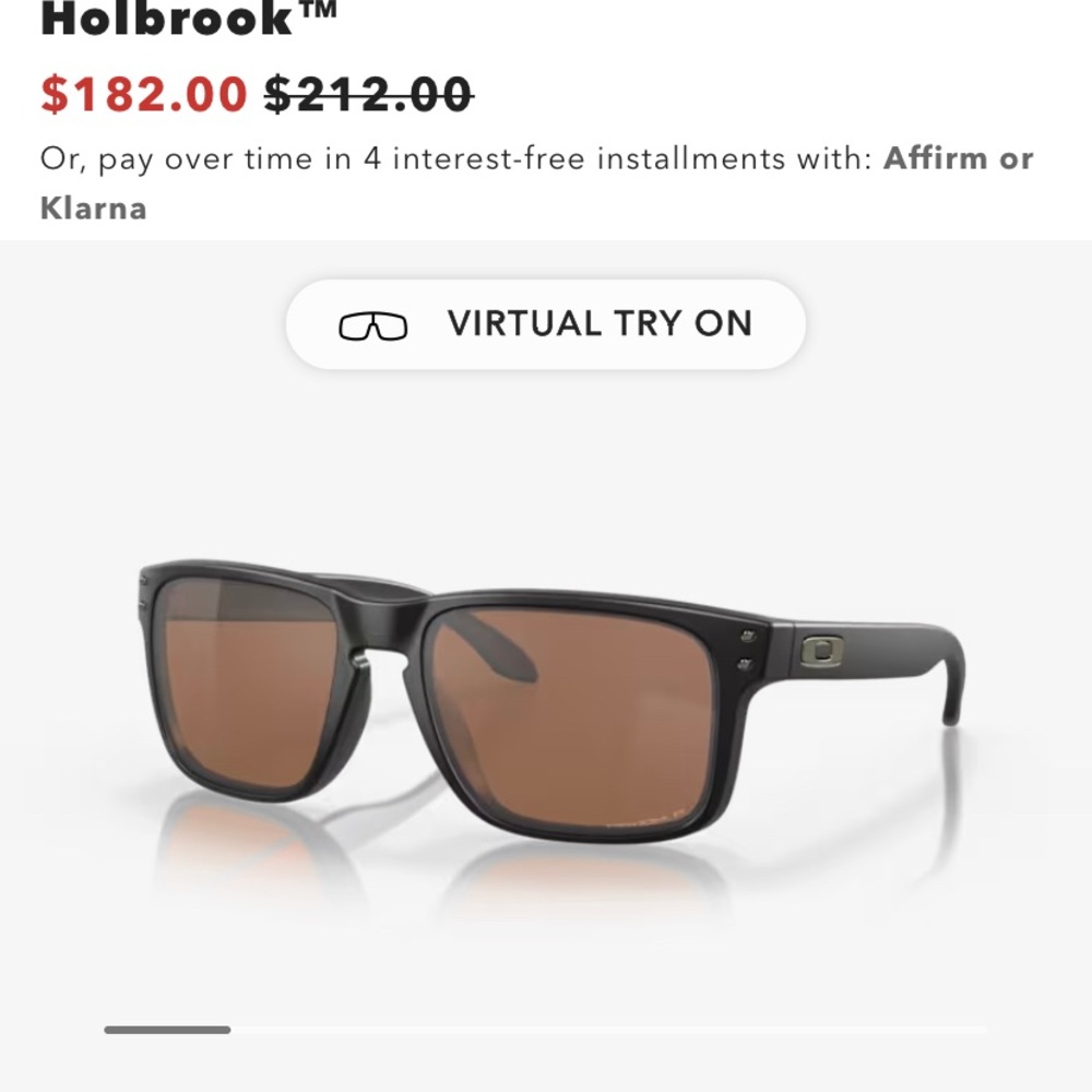 Black Oakley Holbrook XL Prizim Tungsten Polarized